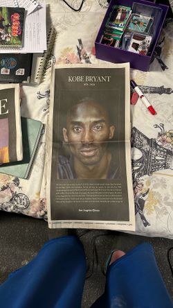 Kobe Bryant Newspaper