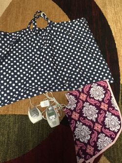 baby monitor, nursing cover, burp cover