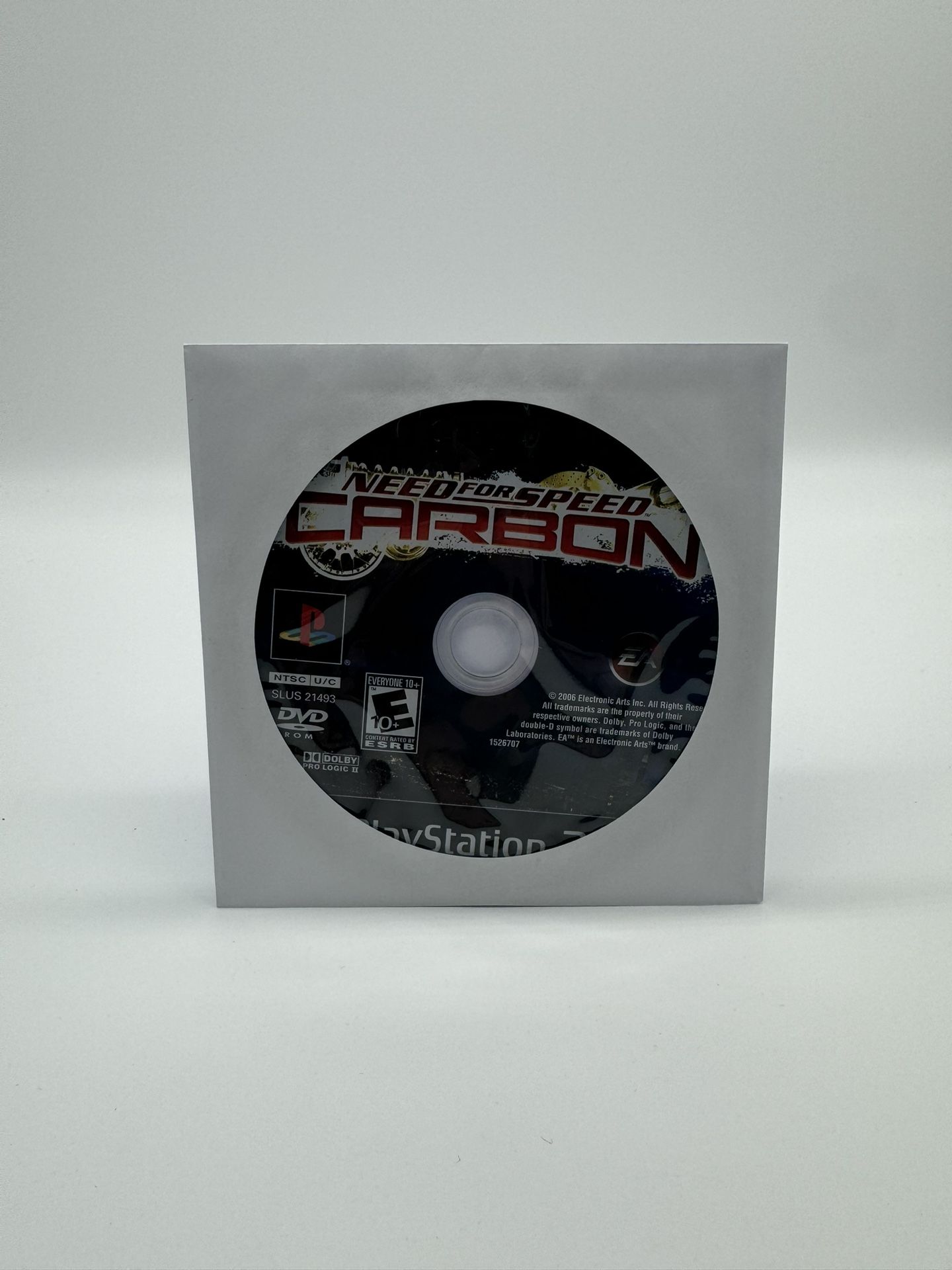 Need for Speed Carbon (PS2 PlayStation 2) Disc Only Teated