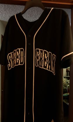 Men’s shirt baseball style, speed freak new large