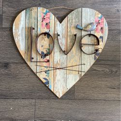 Love Wooden Wall Decor 