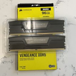 Corsair Vengeance DDR5 96GB (2×48GB) 6400MHz