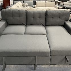 Sectional Sofa Bed With Reversible Chaise 
