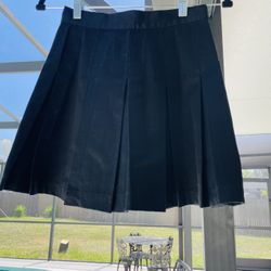 Black Pleated Skirt 