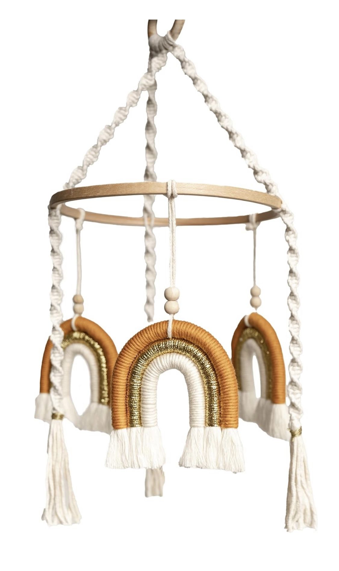 16’ tall handmade Rainbow Baby Mobile