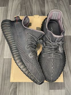Black Non Reflective Yeezy 350s