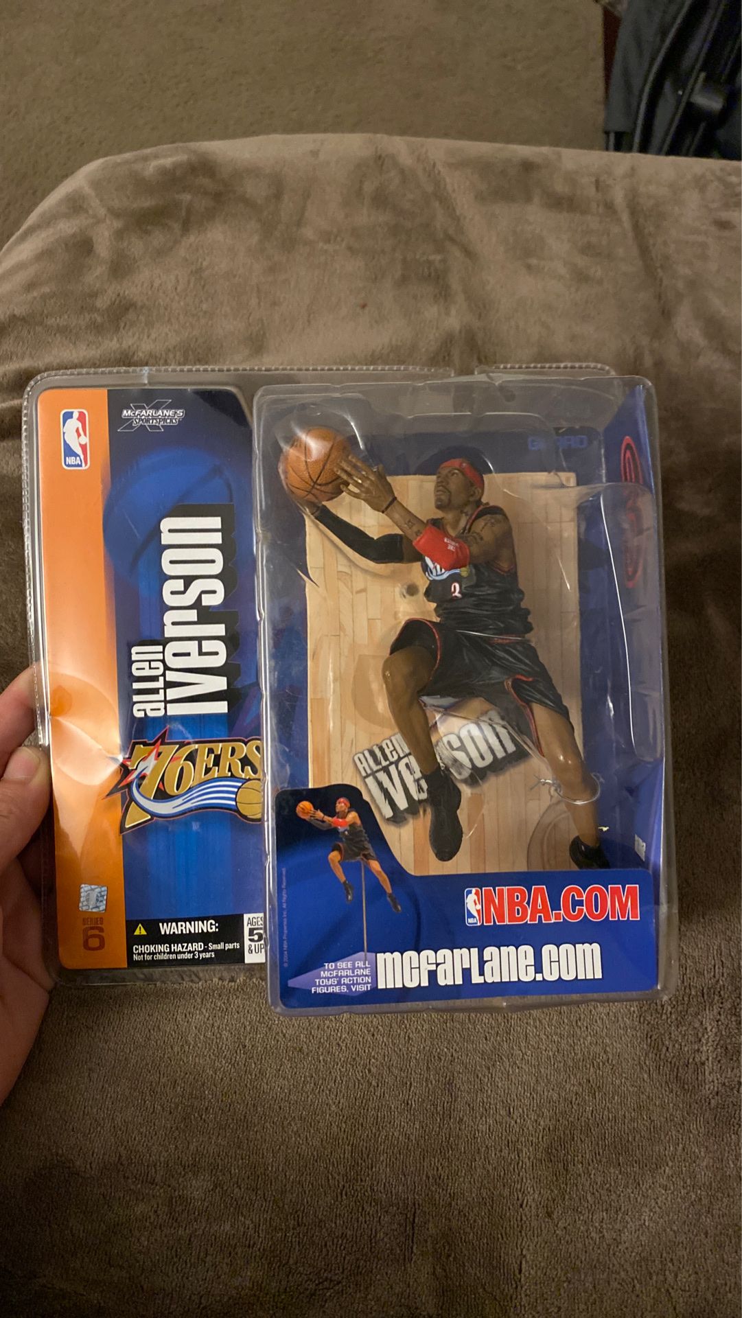 Allen Iverson 76ers collectibles action figure UNOPEN