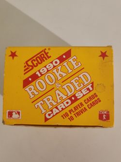 SCORE: 1990 ROOKIE & TRADED CARD SET