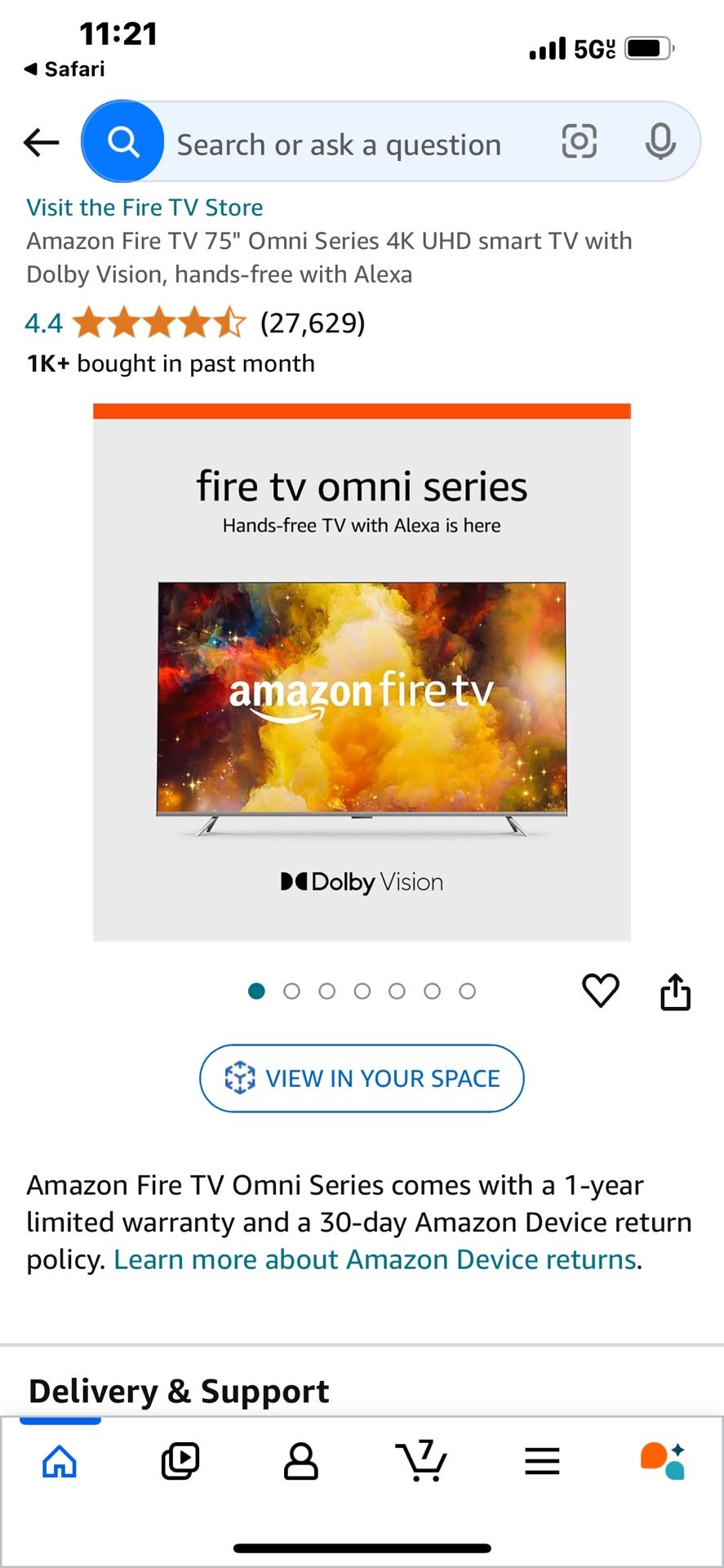 TLC Fire Tv With Alexa Voice 