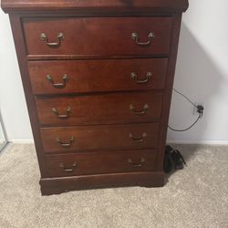 Cherry Oak Dresser& Vanity 