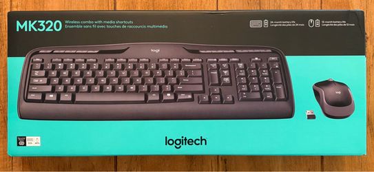 Logitech MK320 wireless keyboard and mouse combo