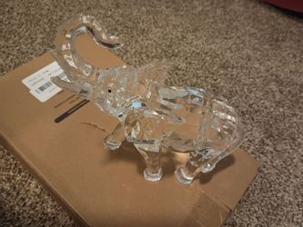 Crystal plastic Elephant Figurine