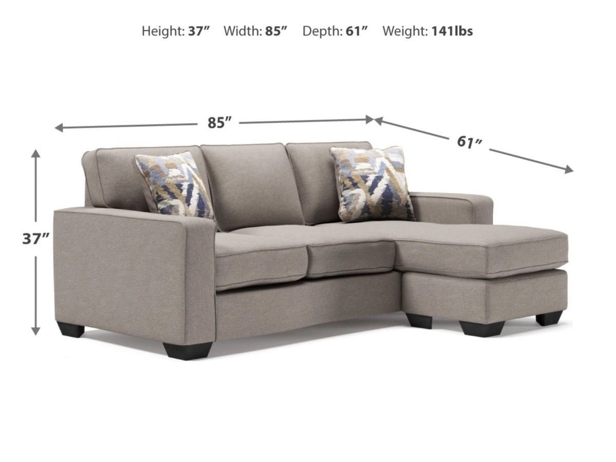 Terrarita Sofa Chaise and Pillows