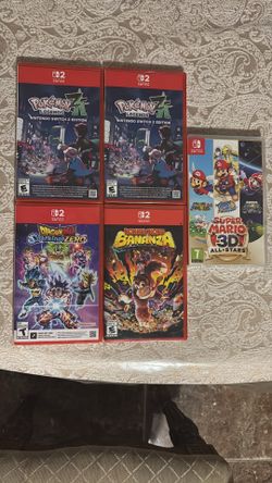 Nintendo Switch Games all Sealed new