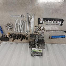 Automotive Mechanic Tools Half Inch And 3/8 Variety