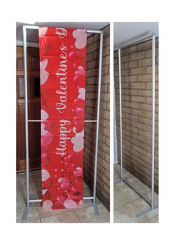 Tall Heavy Duty Banner / Sign Stand Holder