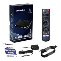 🔥🔥 2025 vSeeBox V3 Plus Android Smart TV Box | 64GB 4K 🔥🔥