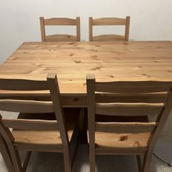 Solid Pine IKEA Kitchen Table 