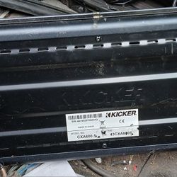 kicker cxa600.5 Car Audio 5 Channel Amp 43CXA600.5 w/ Remote PKD1 Amplifier Kit