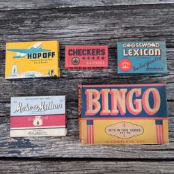 Antique Card Games & Checkers