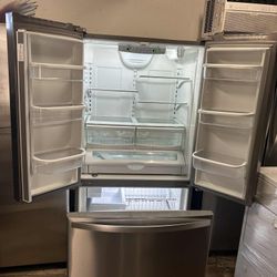 Refrigerator Stainless Steel Kitchen Aid 