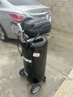 Shop Husky 20 Gal. 200 PSI Oil Free Portable Vertical Electric Air Compressor Questions & Answers (406)