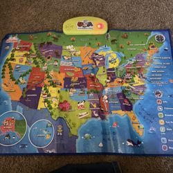 Interactive Talking USA Map for Kids – Educational Learning Toy