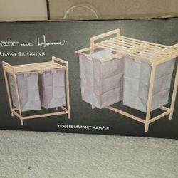 New Double Laundry Hamper
