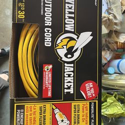100 Foot/Feet “Yellow Jacket” Extension Cord