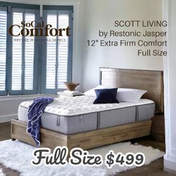 SCOTT LIVING by Restonic | Jasper 12" Firm Comfort Full Size