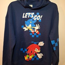 Sonic Boys Hoodie Size L 14/16