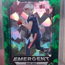 2024 NFL Rookie Drake Maye Panini Prizms Lot Of 3