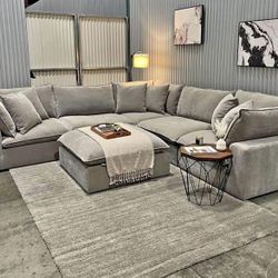 ✨ Sereen 6-Piece Modular Sectional – Taupe | NEW ✨