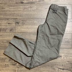 Larry Levine Gray Dress Pants With A Relaxed Straight Leg Cut