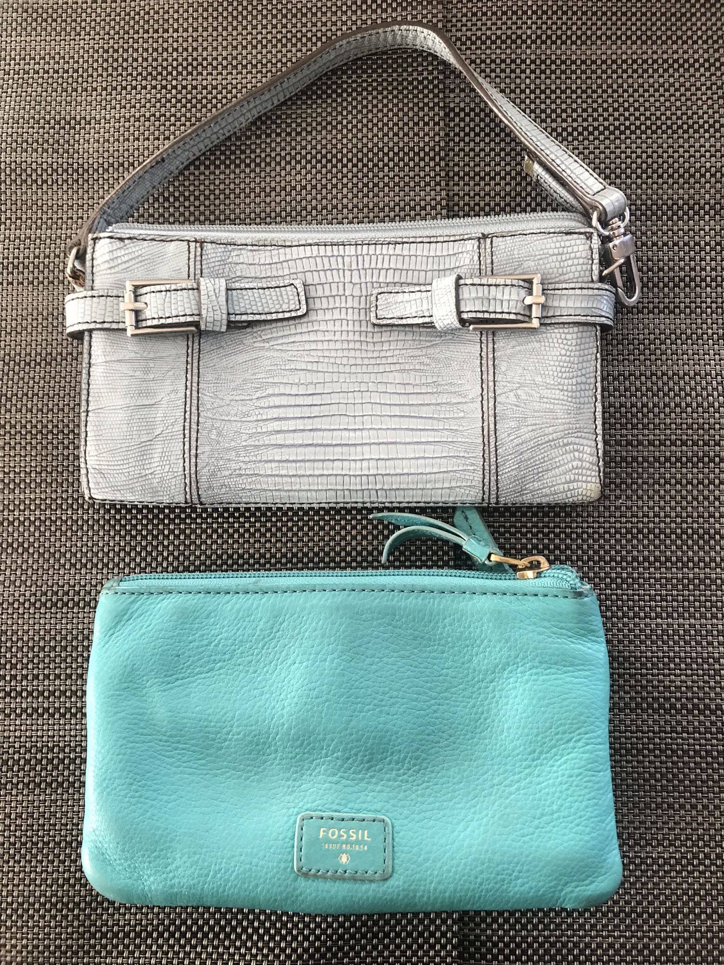 Kenneth Cole Wallet and Fossil wristlet set