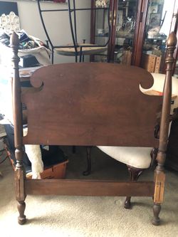 Headboard and baseboard for twin bed