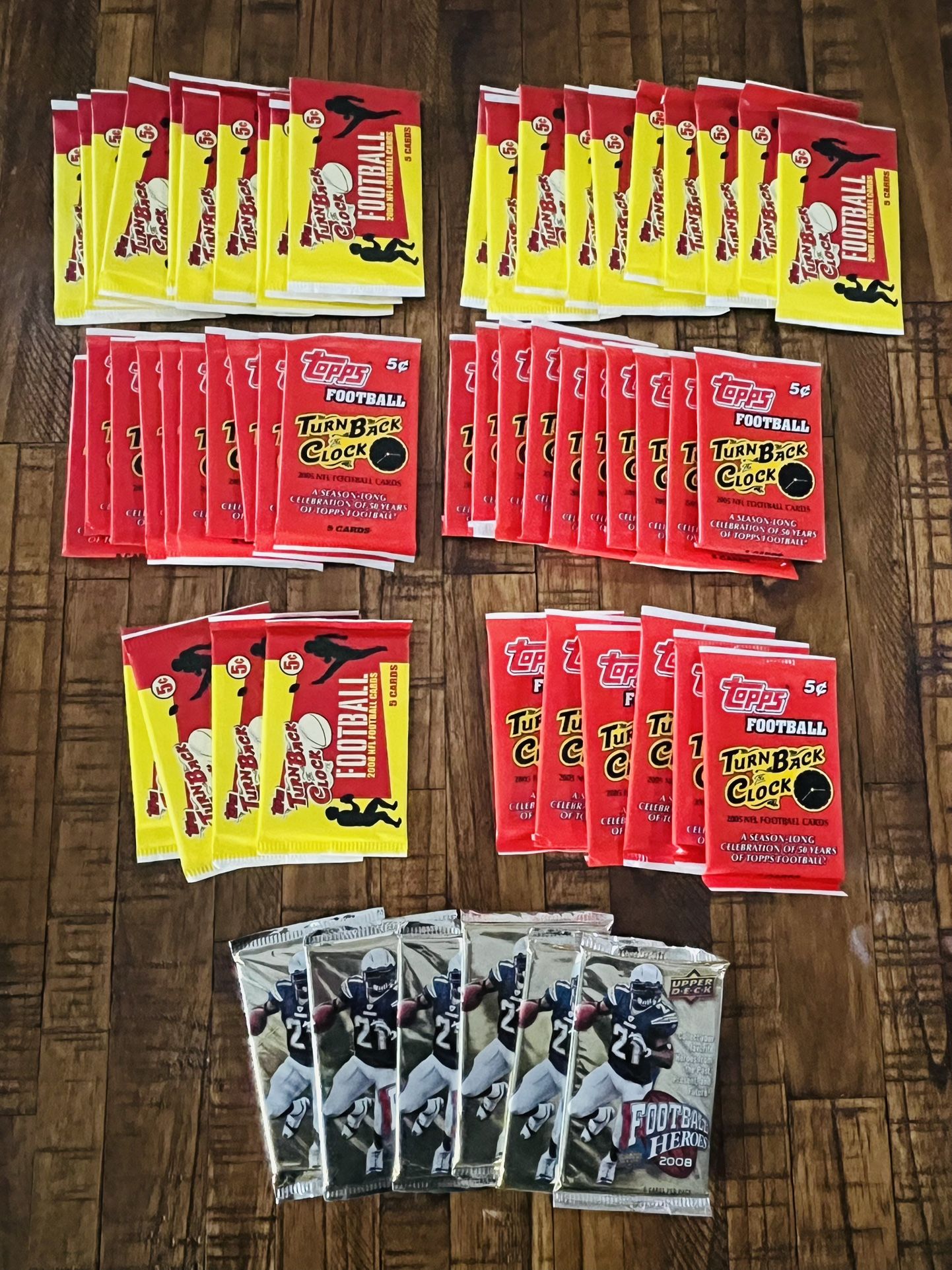 Football Wax Pack Lot *unopened*