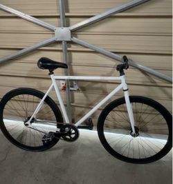 White mountain bike
