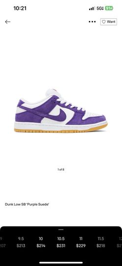 Nike SB Dunk Low Purple Suede