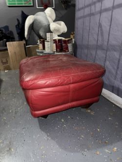 Red Ottoman