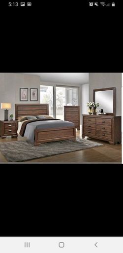 New 5pc. Queen Bedroom set