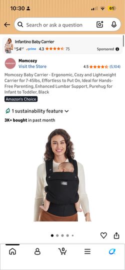 Momcozy baby carrier