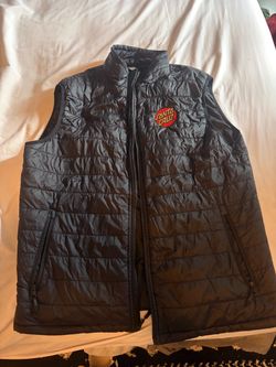 Santa Cruz black puffer vest L