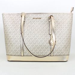 Michael Kors Jet Set Travel Large Top Zip Shoulder Tote