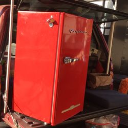 Frigidaire small refrigerator size 32” tall by 17”