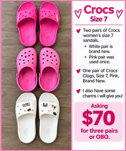 Ladies Crocs-Size 7