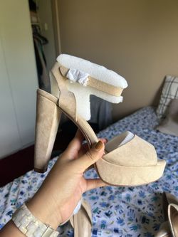 Semi Used Women’s Chunky Heels, Wedges, Zapatillas De Mujer  