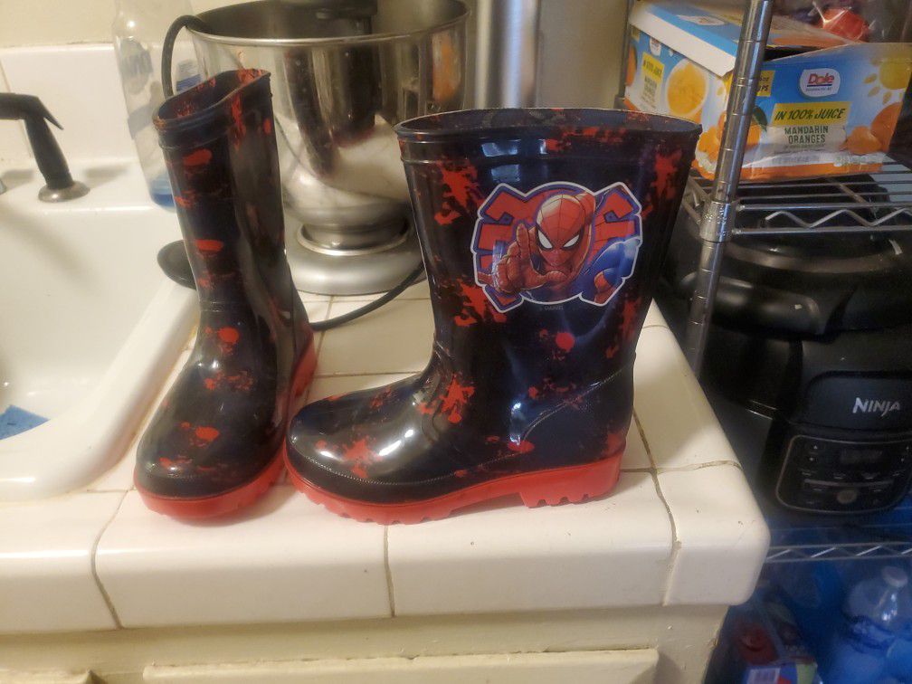 Spiderman Rain boots.