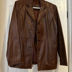 WINLIT Chamarra Vintage De Leather Size Small 