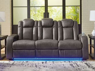 Fyne-Dyme Shadow Power Reclining Sofa
